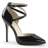 PLEASER AMUSE-25 Black Pat D'Orsay Pumps - Shoecup.com - 1